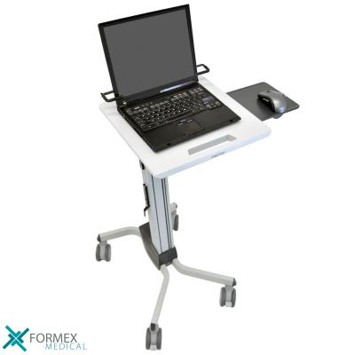 Laptop medical cart on wheels Neo-Flex 