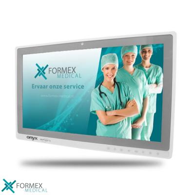 Onyx Mate-2205, Onyx Medical Alles-in-één pc, medical pc, medische computers, medische panel pc's, ziekenhuis computer, antibacteriële pc's, medische pc's,