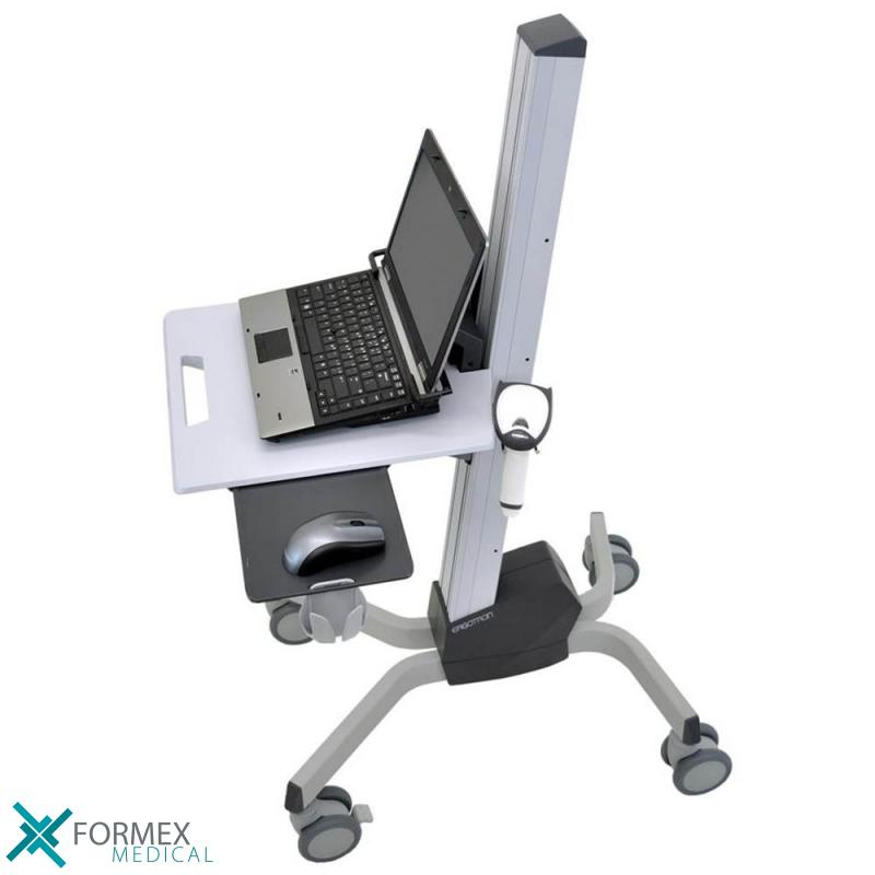 Laptop medical cart on wheels Neo-Flex 