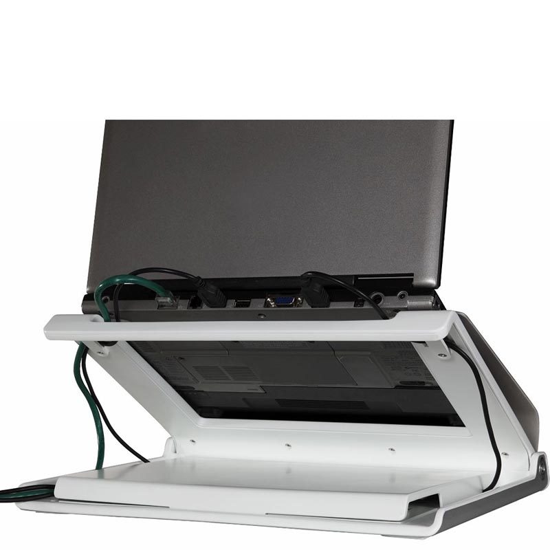 Afwijzen In zoomen Wat dan ook Thuiswerkplek: Humanscale L6 Laptop Houder